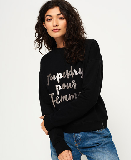Superdry Northern Lights Fashion Sweatshirt Met Ronde Hals superdry kopen in de aanbieding