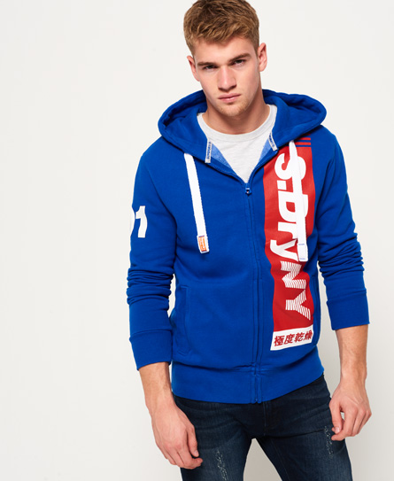 Posh Sport Vertical Zip Hoodie