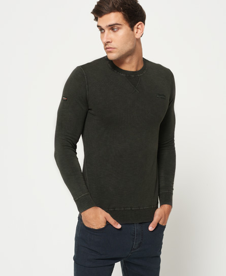 Garment Dyed L.A Crew Neck Jumper