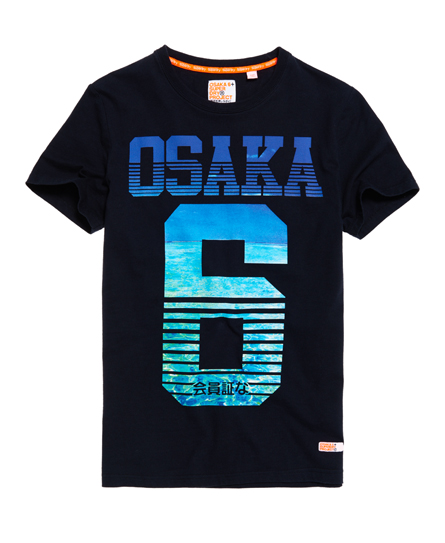 Osaka Aqua Stripe T-shirt