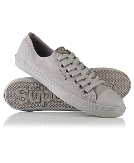 Superdry Low Pro Sleek Mono Sneakers In Light Grey