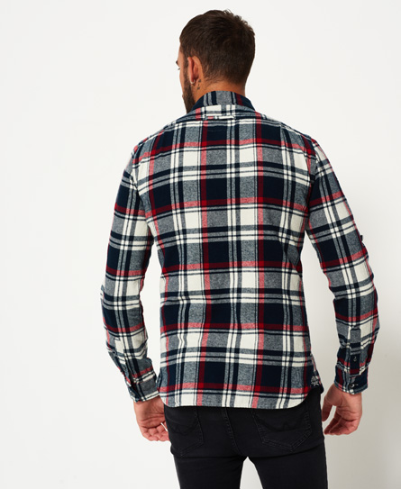 Mens - Lumberjack Shirt in Hudson Black Check | Superdry