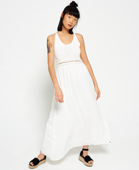 Superdry Isla Scoop Crochet Maxi Dress Isla Scoop Crochet Maxi Dress