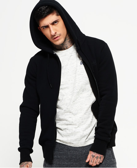 superdry orange label urban zip hoodie