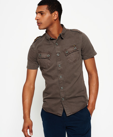 Superdry Hybrid Army Light Shirt Hybrid Army Light Shirt
