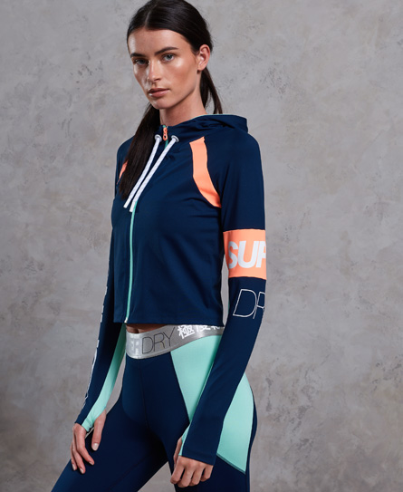 Superdry Spin Sprint hoodie met rits Spin Sprint hoodie met rits