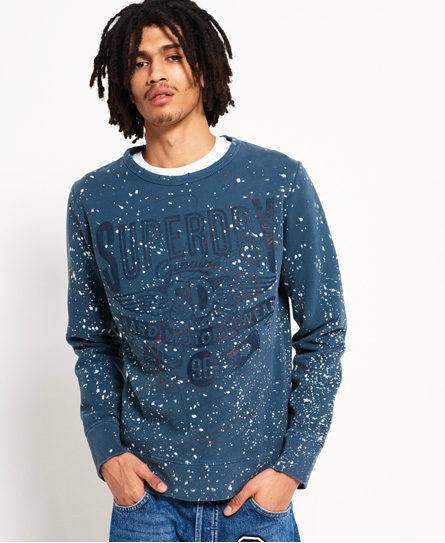 Superdry Motor City Crew Neck Sweatshirt Motor City Crew Neck Sweatshirt