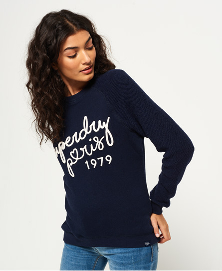 Applique Slim Crew Top