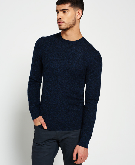 Superdry Premium Textured Knit Crew Jumper Premium Textured Knit Crew Jumper