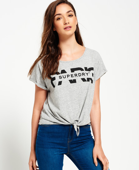 Superdry T-shirt met knoop T-shirt met knoop