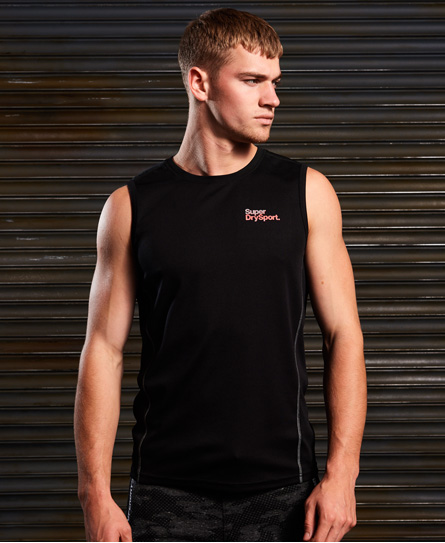 Core Train Wick Mesh Pique Tank Top