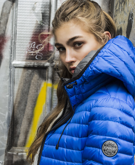 Core Down Hooded Jacket