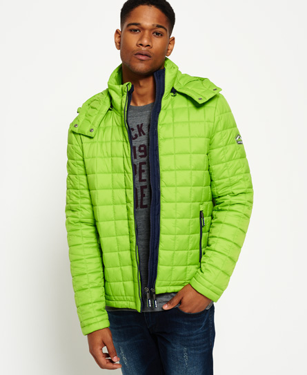 Hooded Box Quilt Fuji Jacket
