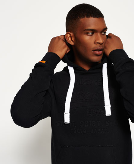 Sweat Shirt Store Embossed Hoodie