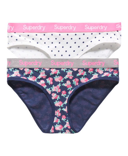 Superdry College Briefs Double Pack Multi Superdry College Briefs Double Pack Multi