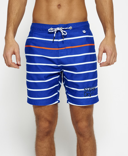 Vacation Stripe Swim Shorts