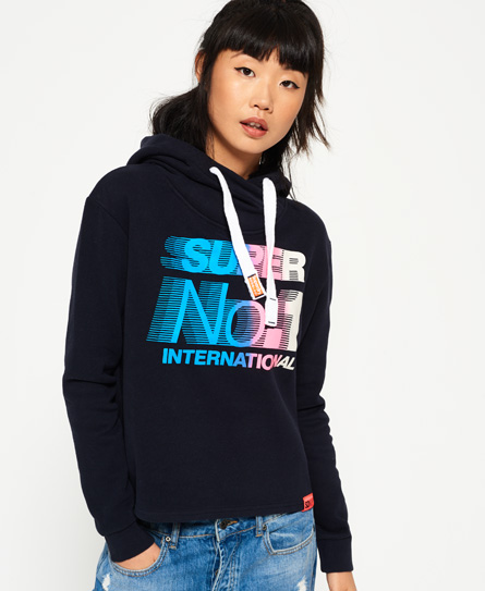 Superdry International Crop Hoodie International Crop Hoodie