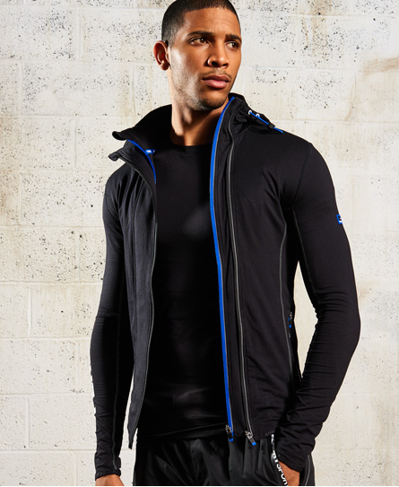 Superdry Sports Athletic Panel Zip Hoodie Sports Athletic Panel Zip Hoodie