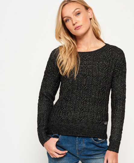 Superdry Nebraska Cable Zip Knit Jumper Nebraska Cable Zip Knit Jumper