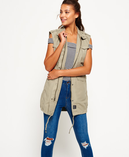 Superdry Sleeveless Mono Utility Jacket Sleeveless Mono Utility Jacket