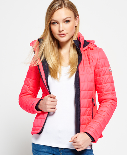 Hooded Box Quilted Fuji Jacket