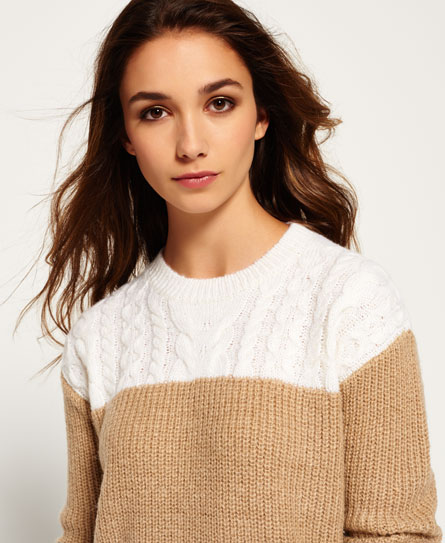Superdry Brooklyn Colour Block Knit Jumper Brooklyn Colour Block Knit Jumper