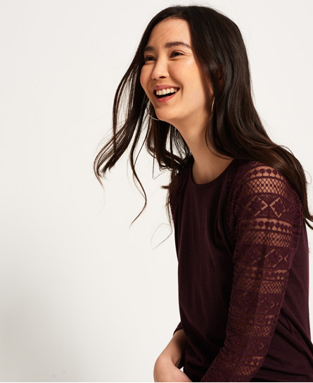 Superdry Embroidered Raglan Top Embroidered Raglan Top
