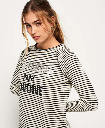 Superdry Amour Stripe Graphic Top Amour Stripe Graphic Top