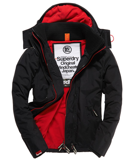 Superdry Arctic Windcheater black/red Superdry Arctic Windcheater black/red