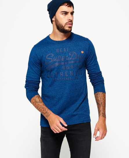 Vintage Authentic Long Sleeve Tonal T-Shirt