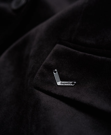 Womens - Velvet Tuxe Jacket in Black | Superdry