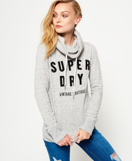 Applique Funnel Hoodie