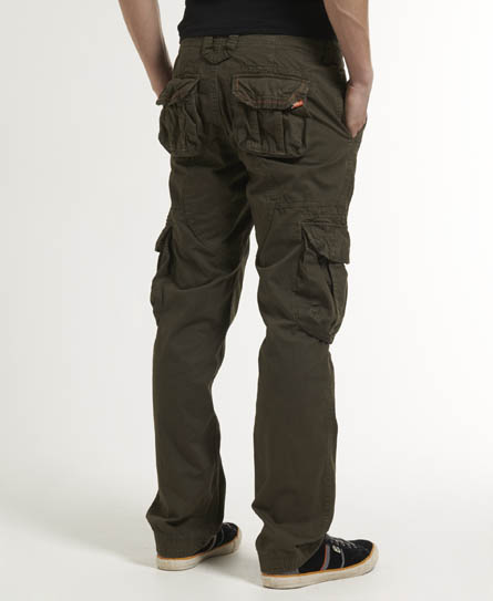 Mens - Core Cargo Pants in Cabin Green | Superdry