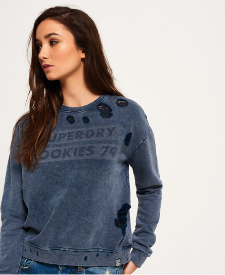 Superdry Distress Boxy Sweatshirt Distress Boxy Sweatshirt