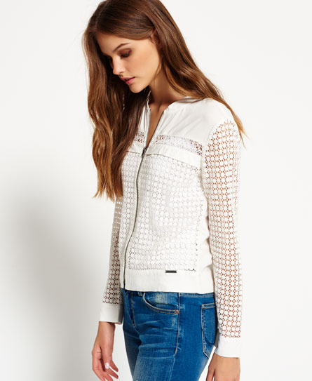 Superdry Kanten Analee Bomberjack superdry kopen in de aanbieding