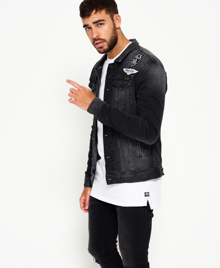 Rogue Patch Trucker Denim Jacket