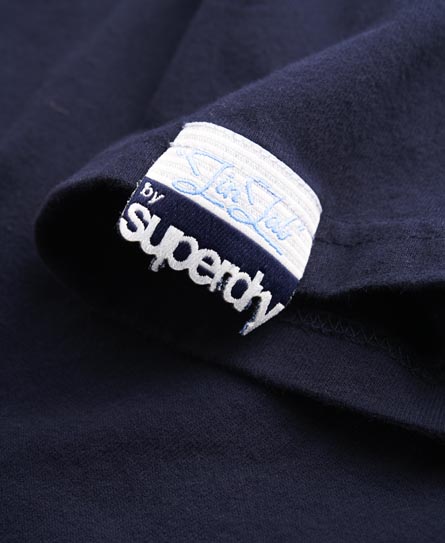 Mens - Tri Colour T-shirt in French Navy | Superdry