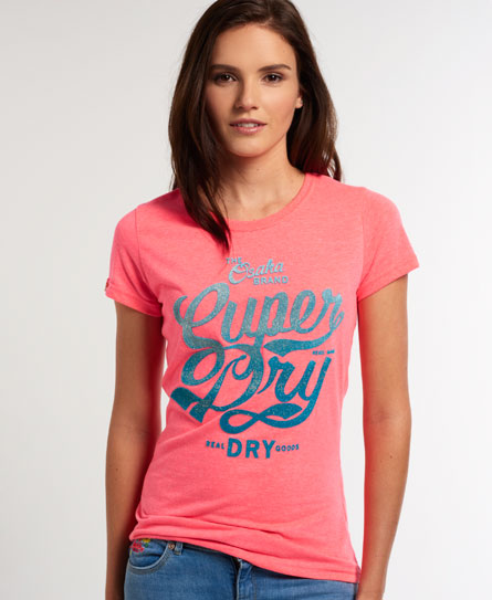 萤光粉 superdry极度乾燥 osaka brand t恤