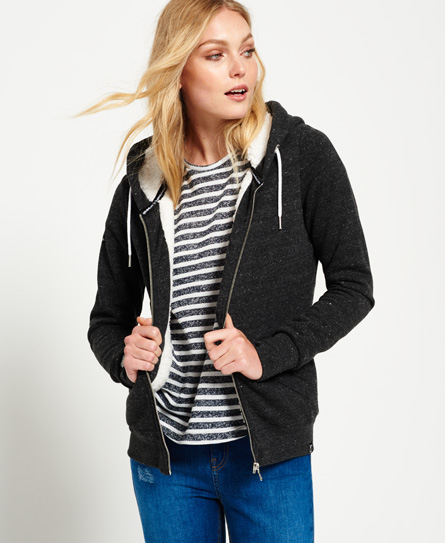 Orange Label Luxe Sherpa Zip Hoodie