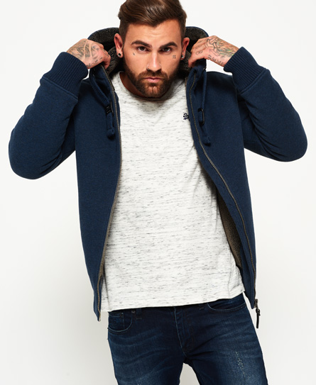 Superdry Hemmingway Fur Lined Zip Hoodie Hemmingway Fur Lined Zip Hoodie