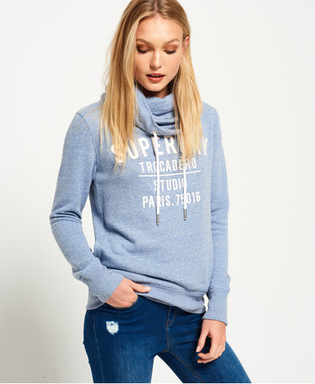 Applique Funnel Hoodie