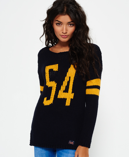 Pia Varsity Knit Jumper