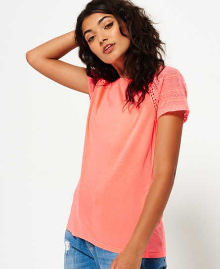 Embroidered Raglan T-shirt 