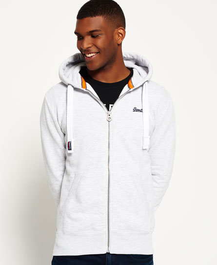 Superdry Orange Label Zip Hoodie Orange Label Zip Hoodie