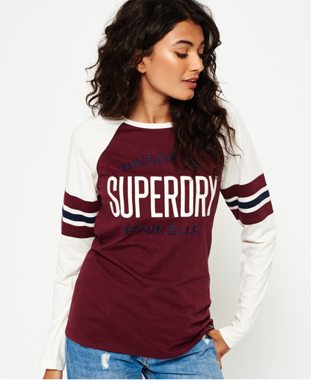 Applique Football Raglan Top