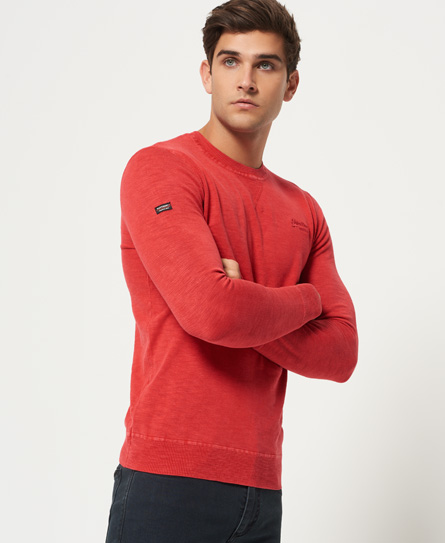 Garment Dyed L.A Crew Neck Jumper