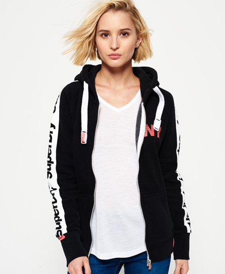 Sport Code Raglan Zip hoodie
