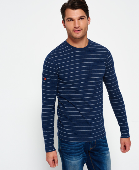 Dartmouth Stripe Long Sleeve Pocket T-shirt