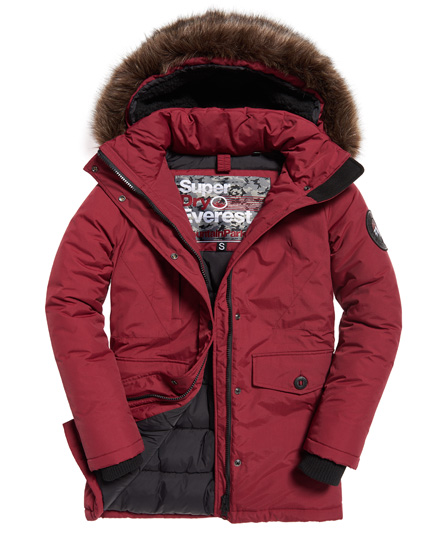 Womens - Ashley Everest Coat in Wine | Superdry