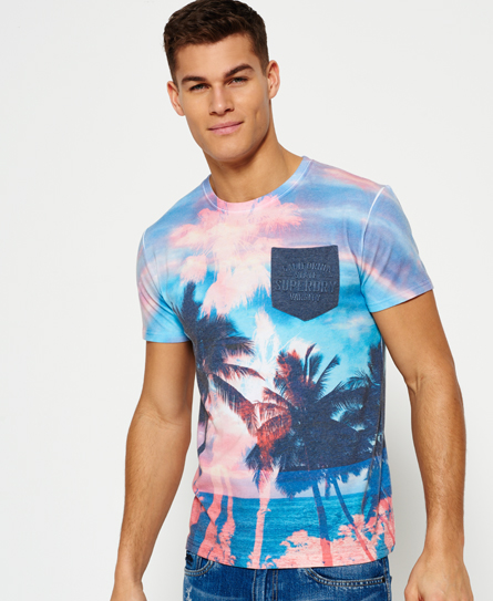 Superdry California All Over Print T-shirt - Men's T Shirts
